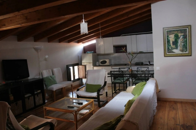 Sala amplia con cocina