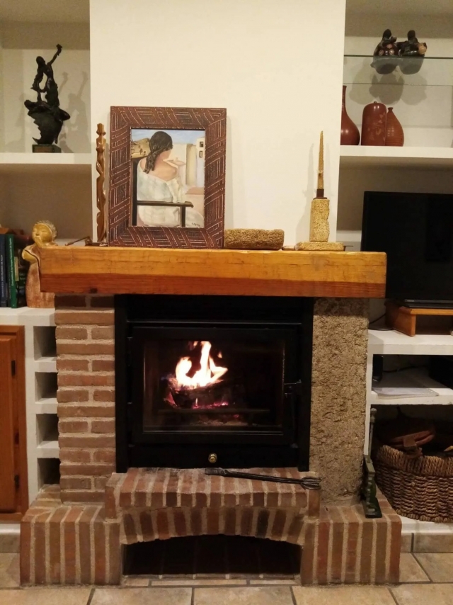 Sala con la chimenea