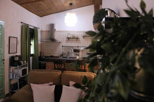 Sala amplia y cocina