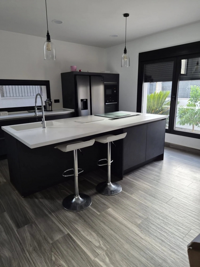 Cocina americana con isla