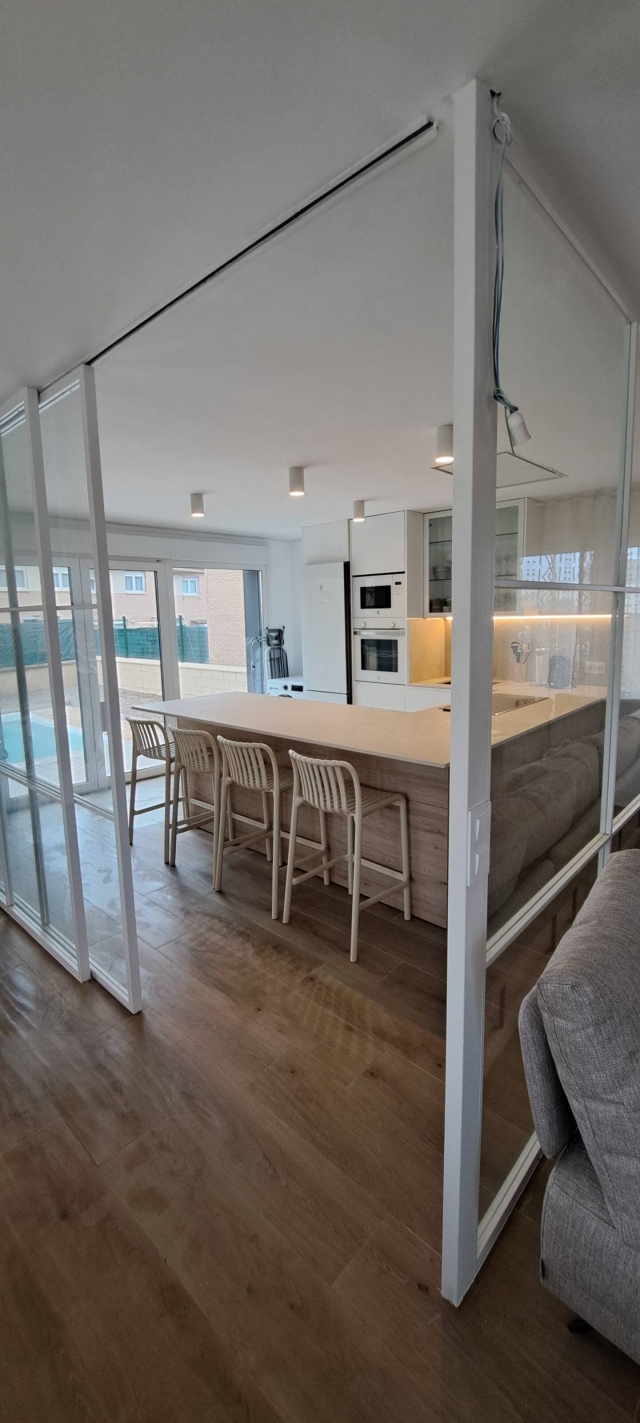 Cocina acristalada 