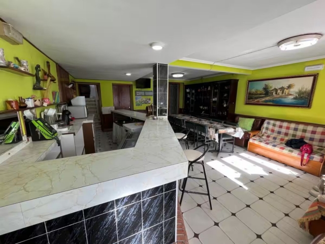 Salon y comedor con barra