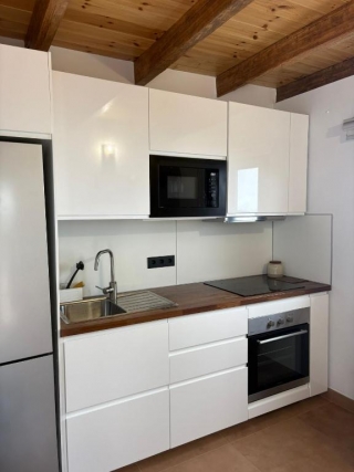 Cocina con encimera 