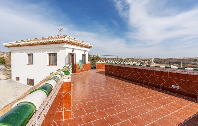 Amplia terraza panoramica 