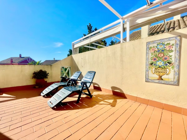 Amplia terraza 