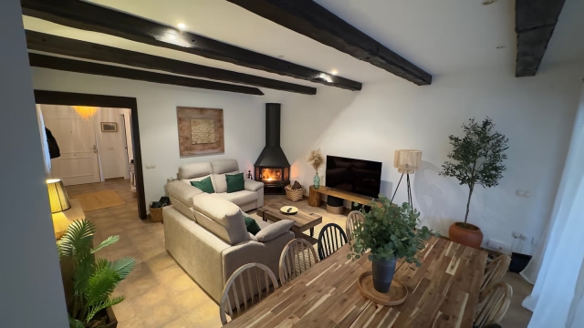 Sala con la chimenea 