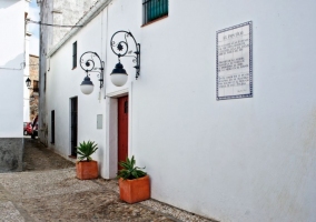 Calles que dan acceso a la casa