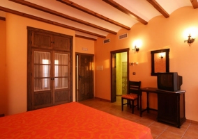 Habitación doble con hidromasaje y terraza