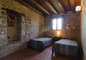 Dormitorio doble de piedra Casa de Vino