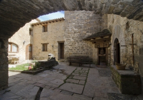 Patio de la casa rural