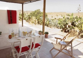 Cocina comedor de la casa rural