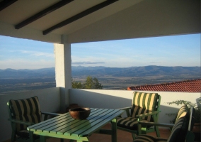 Terraza con vistas