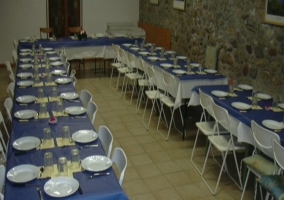 Comedor del albergue