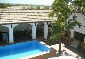 Vistas de la piscina