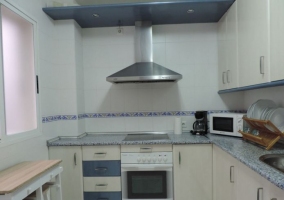 Apartamento con patio