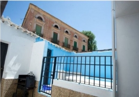Patio con barbacoa