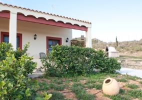 Salón con chimenea