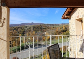  balcón y vistas al paisaje 