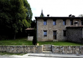 Vista del porche de la casa