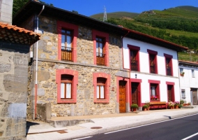 Fachada de la casa