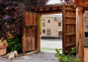 Terraza con barbacoas