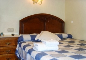 Dormitorio azul