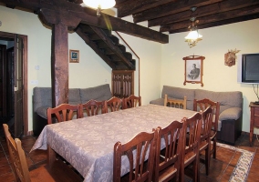 Salón y comedor de la casa 