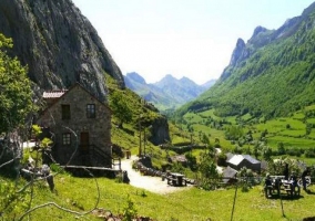 Casa y sus verdes alrededores