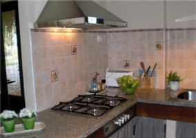 Cocina completa con menaje