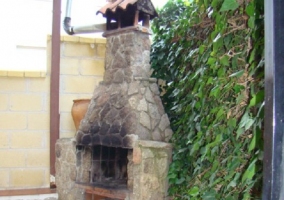 Barbacoa en la terraza