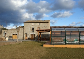 Chimenea en la salita de estar