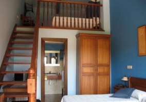 Dormitorio doble 2 camas con Terraza