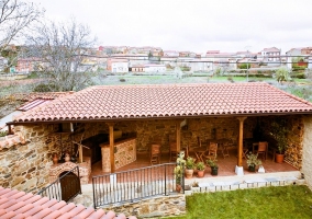 Balcones con vistas al jardín