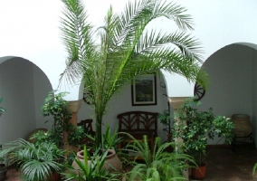 Habitación con espejo