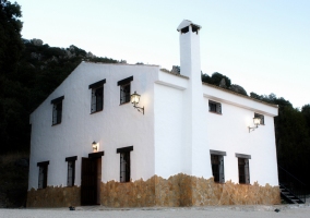 Cocina amueblada de la casa rural