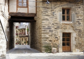 Cocina clásica de la casa rural 