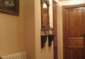 Pasillo con calefacción