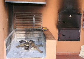 Barbacoa de la casa rural