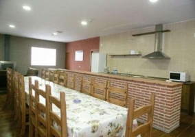 Comedor con cocina