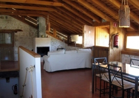 Fachada muy original de la casa rural