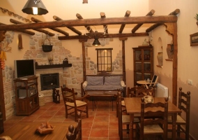 Sala de estar rural