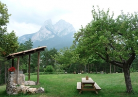 Entrada y vistas al campo