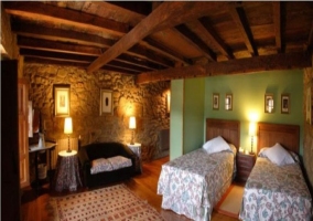 Habitación doble con salón