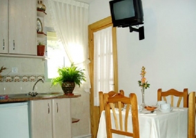 Apartamento con cocina