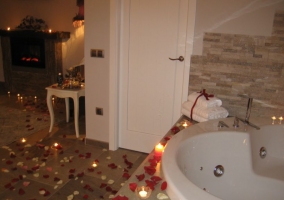 Suite Especial con chimenea y jacuzzi