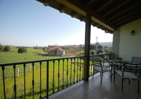 Vista desde la terraza - balcón