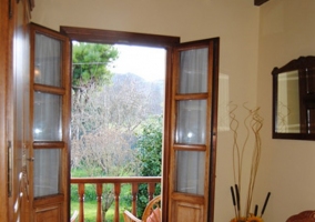 Vistas al exterior del jardín
