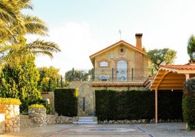 Entrando a la finca