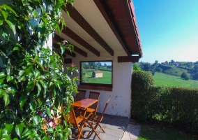 barbacoa y jardin la viña