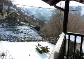 Vistas desde el balcón de la casa